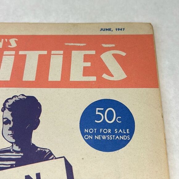 VTG Children's Activities For Home & School Magazine Book June 1947 - Picture 2 of 5